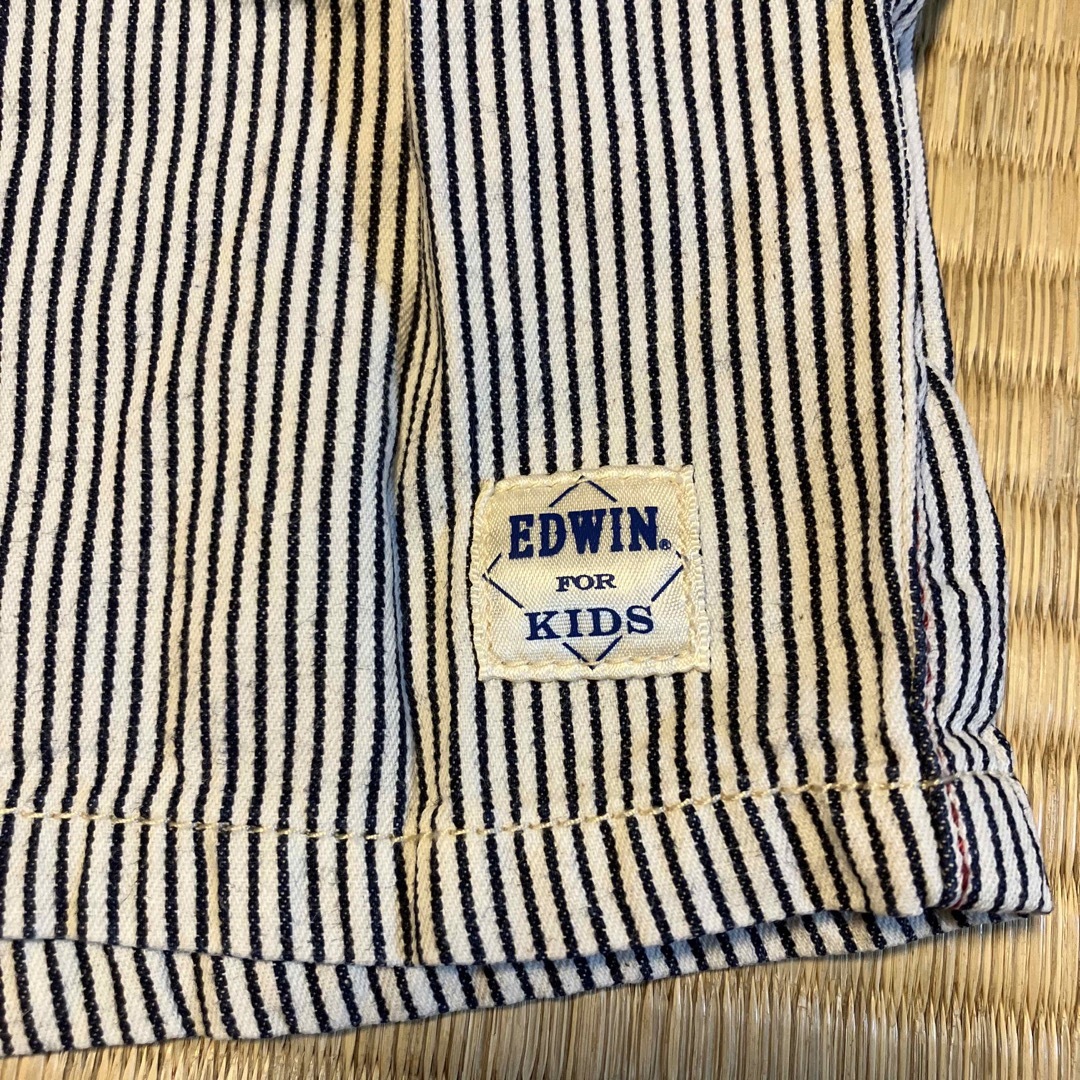 EDWIN(エドウィン)のEDWIN ハーフパンツ 140 キッズ/ベビー/マタニティのキッズ服男の子用(90cm~)(パンツ/スパッツ)の商品写真