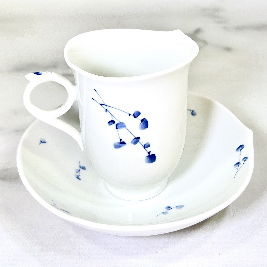 MEISSEN - 【美品】マイセン ブルーフラワー 青い花 カップ ソーサーの