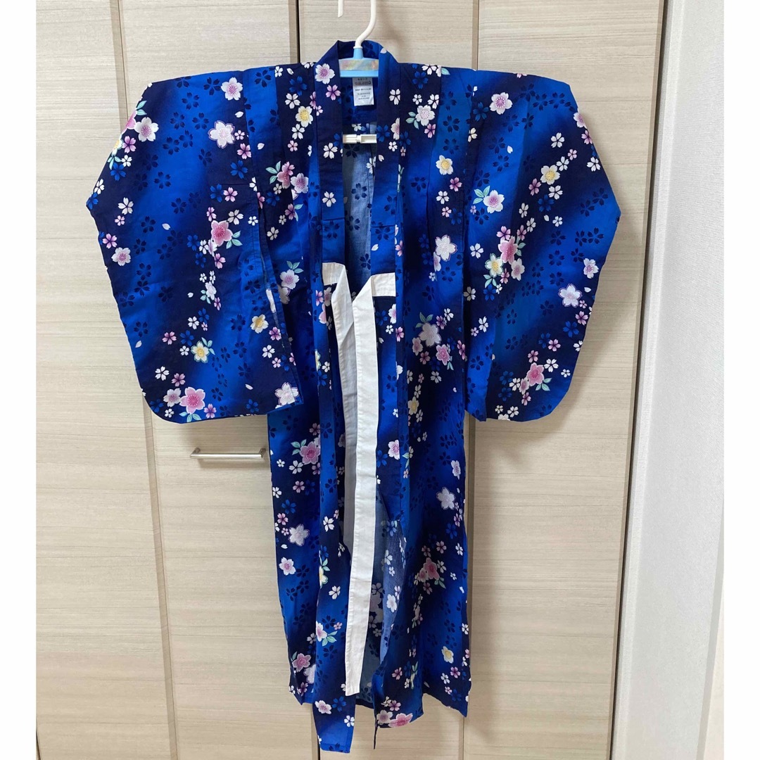 浴衣120 センチ✨美品✨帯セット キッズ/ベビー/マタニティのキッズ服女の子用(90cm~)(甚平/浴衣)の商品写真