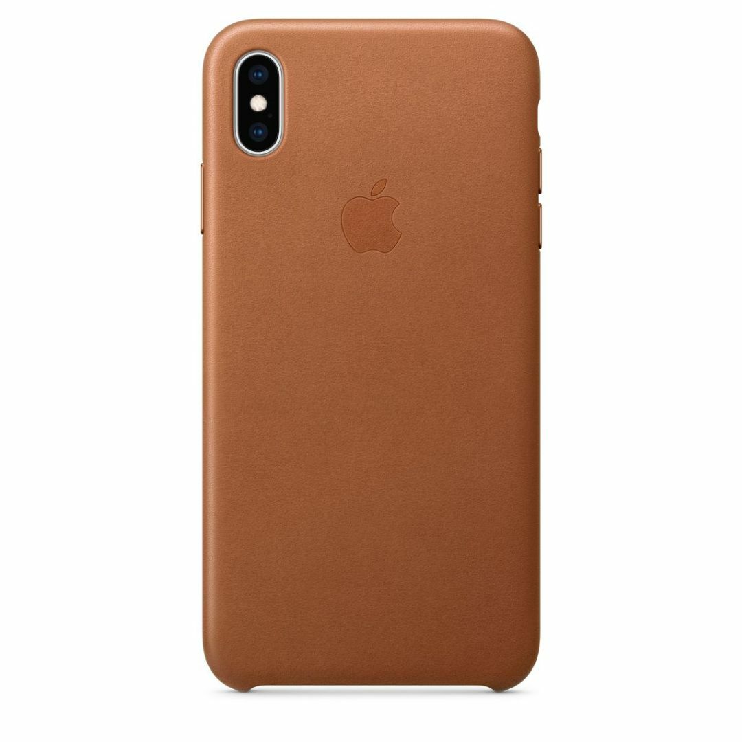 Apple(アップル)の新品未開封 Apple純正 iPhone XS Max レザーケース ブラウン スマホ/家電/カメラのスマホアクセサリー(iPhoneケース)の商品写真