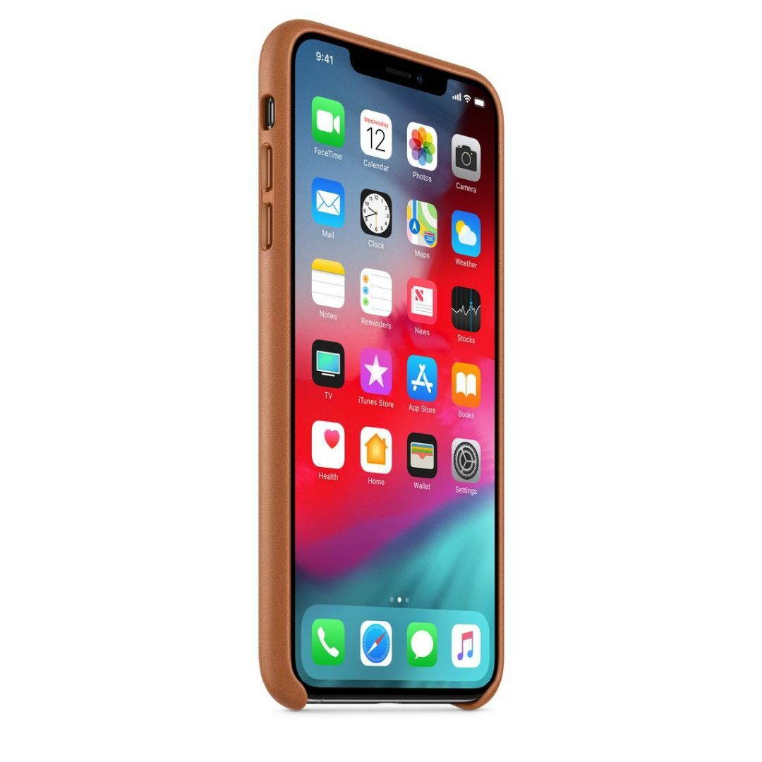 Apple(アップル)の新品未開封 Apple純正 iPhone XS Max レザーケース ブラウン スマホ/家電/カメラのスマホアクセサリー(iPhoneケース)の商品写真