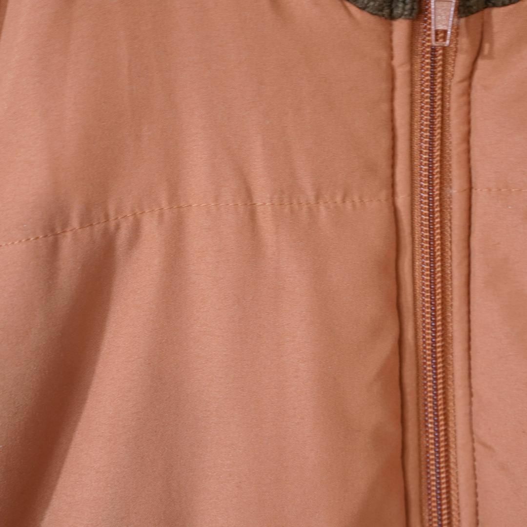 en deux passy 中綿入り袖リブニット切り替えブルゾン オレンジM レディースのジャケット/アウター(ナイロンジャケット)の商品写真
