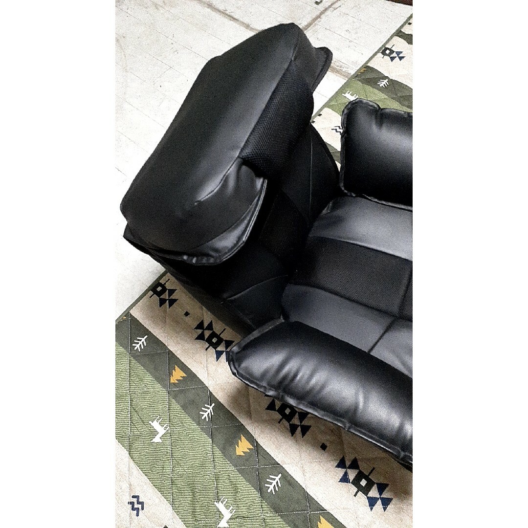激安!先月購入の美品!多機能メッシュ使用ワイド回転イスの通販 by