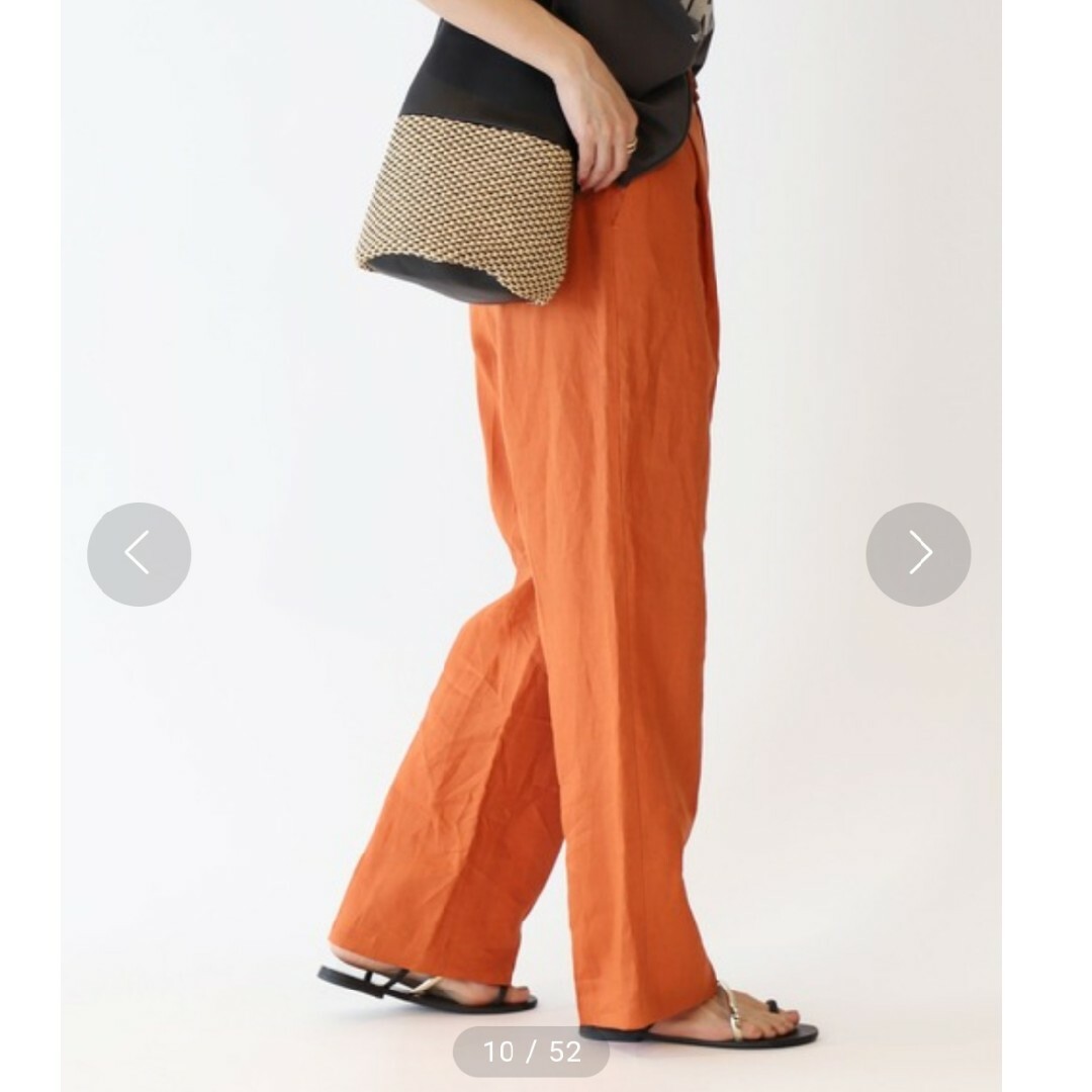 JOURNAL STANDARD relume タックフレンチリネンスラックス