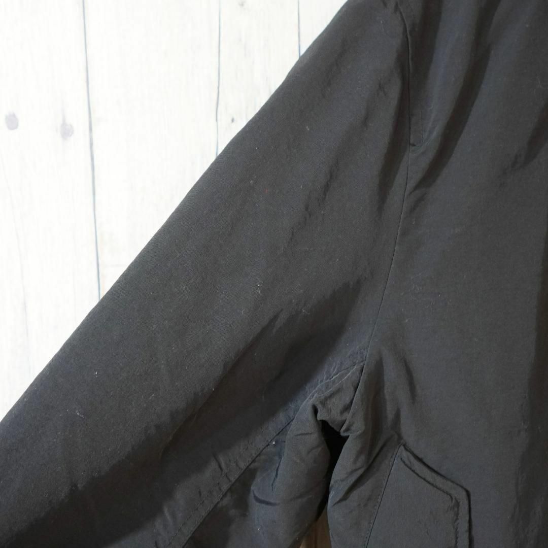 dispark 中綿入りオーバーサイズMA-1型ミリタリーブルゾン 黒F レディースのジャケット/アウター(ナイロンジャケット)の商品写真