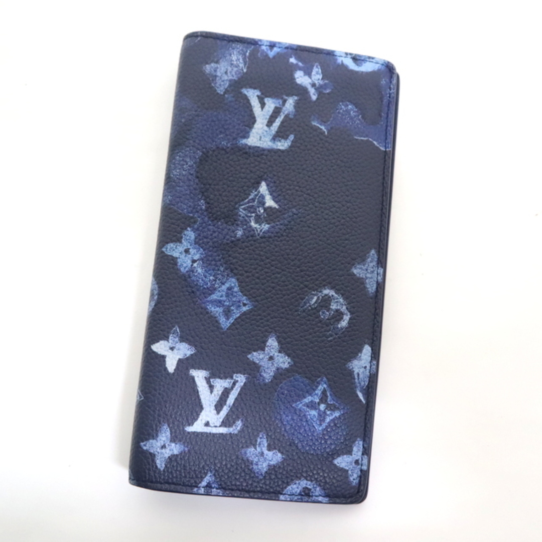 11cm×高さ【LOUIS VUITTON】ルイヴィトン ポルトフォイユ ブラザ 二つ折り長財布 モノグラム ウォーターカラー M80465 /ok02974kt