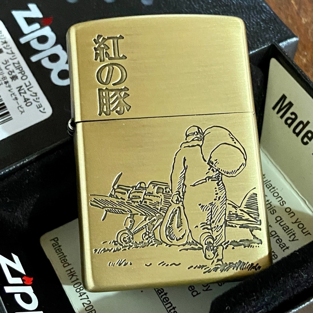 新品 Zippo 紅の豚 ポルコ うしろ姿 ジブリ ジッポー NZ-40