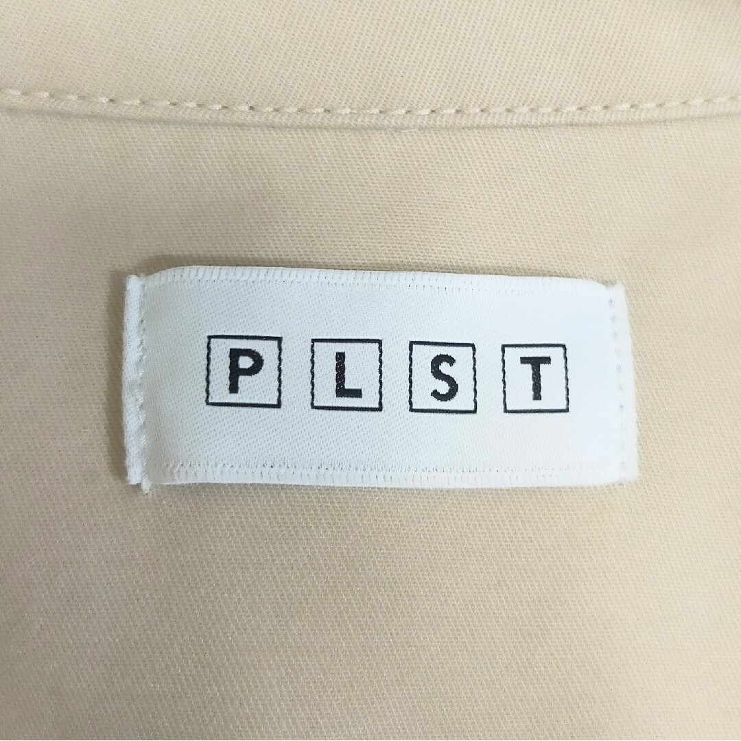 輝い プラステ コットンギャバサファリジャケット ベージュ ベルト L 《PLST》 サファリジャケット コットンギャバ S ベージュ ブルゾン
