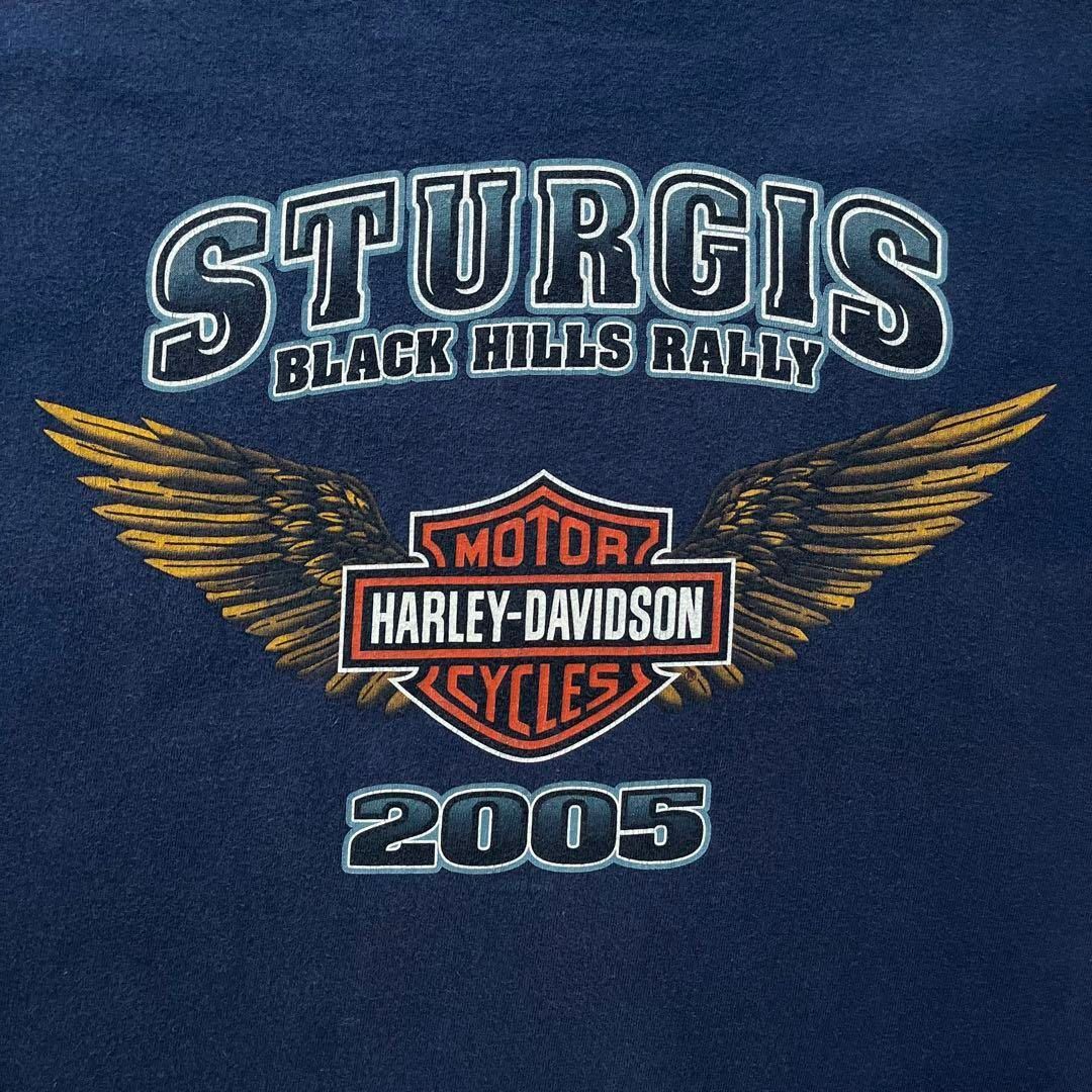 Harley Davidson - ハーレーダビッドソン ビッグロゴ Tシャツ 古着