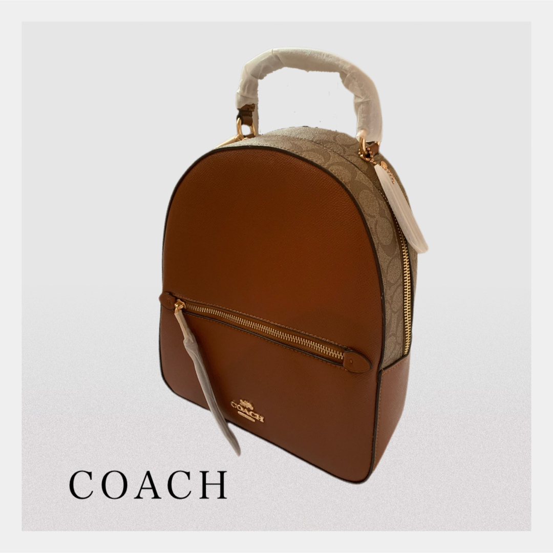 新品未使用】 COACH コーチ リュック バックパック ブラック×ブラウン-