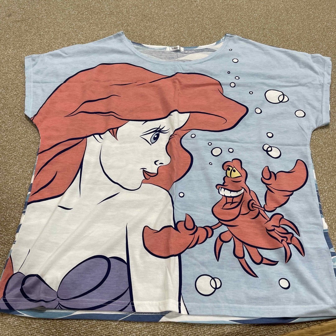 アリエル(アリエル)のアリエルTシャツ🧜‍♀️🪸大きいサイズ レディースのトップス(Tシャツ(半袖/袖なし))の商品写真