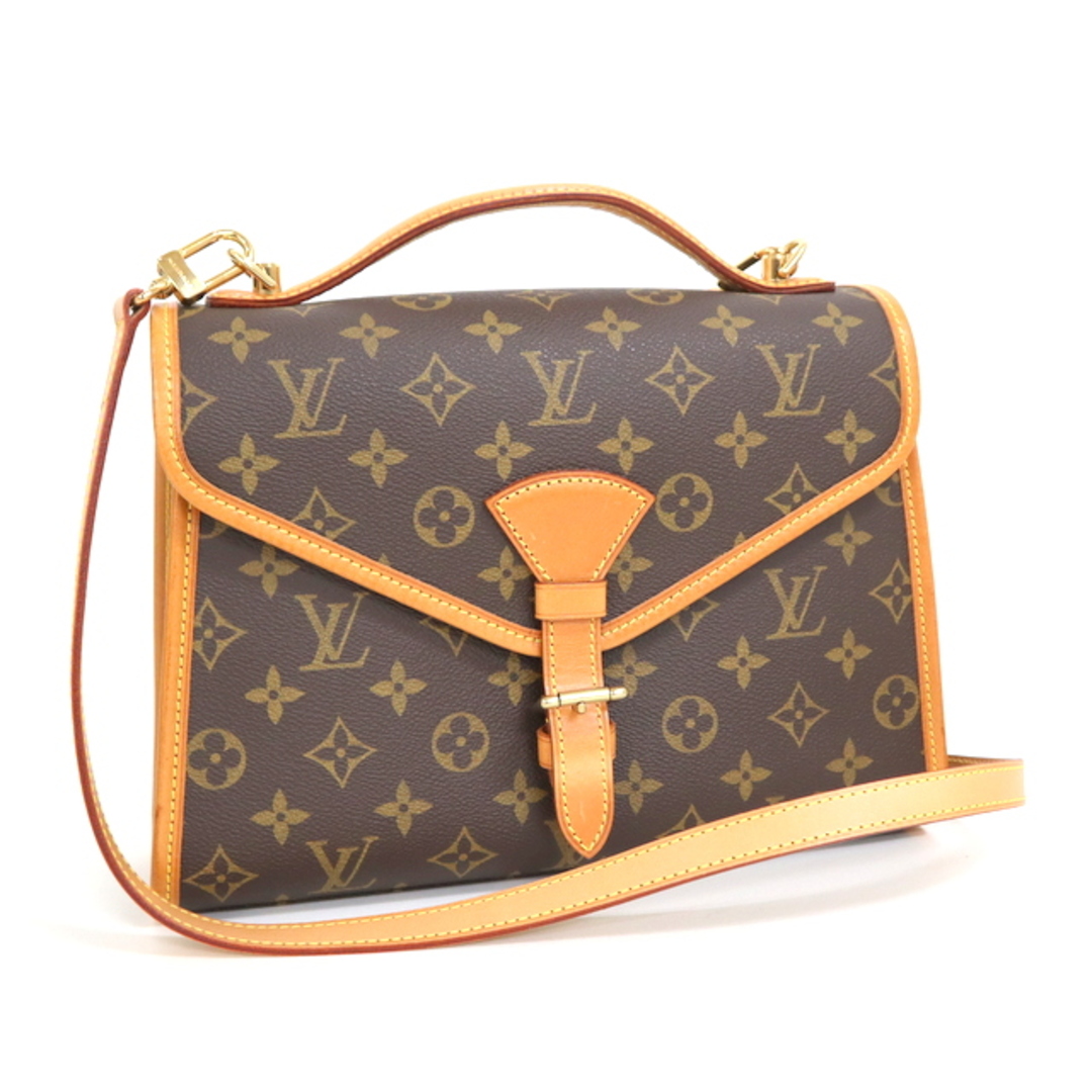 【LOUIS VUITTON】ルイヴィトン モノグラム ベルエア 2WAY ショルダーバッグ M51122 ブラウン/an0056ar