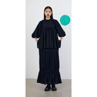 エンフォルド ENFOLD GATHER PULLOVER ブラウス