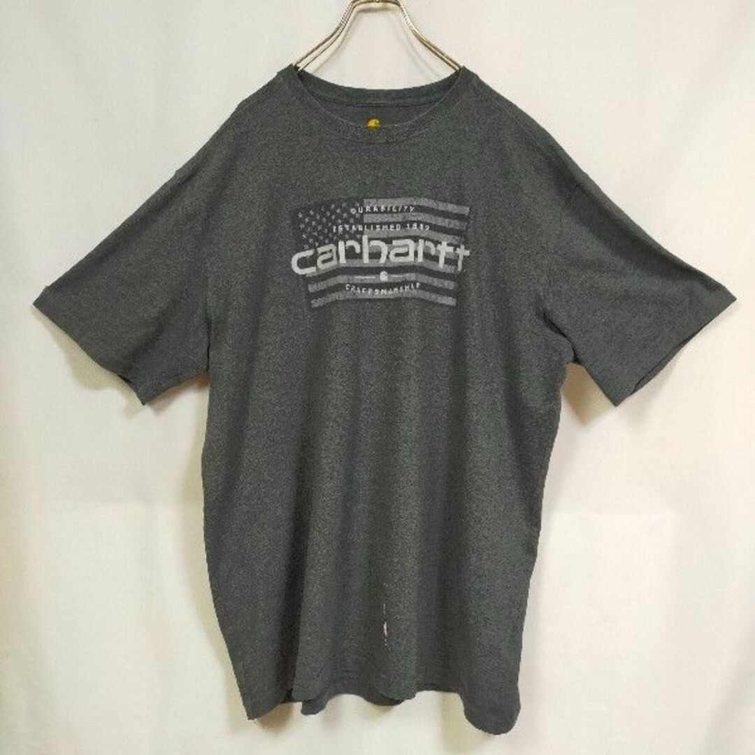 希少 CARHARTT Tシャツ USA製 ビッグロゴ カーハート シャツ
