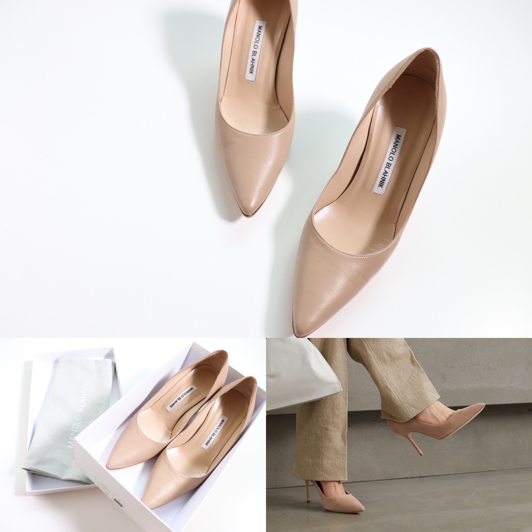 美品 MANOLO BLAHNIK マノロブラニク パンプス 37-