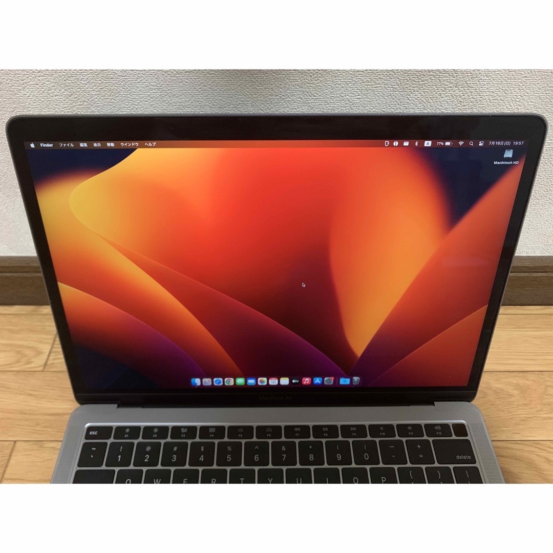 MacBook Air 2019 USキーボード スペースグレー