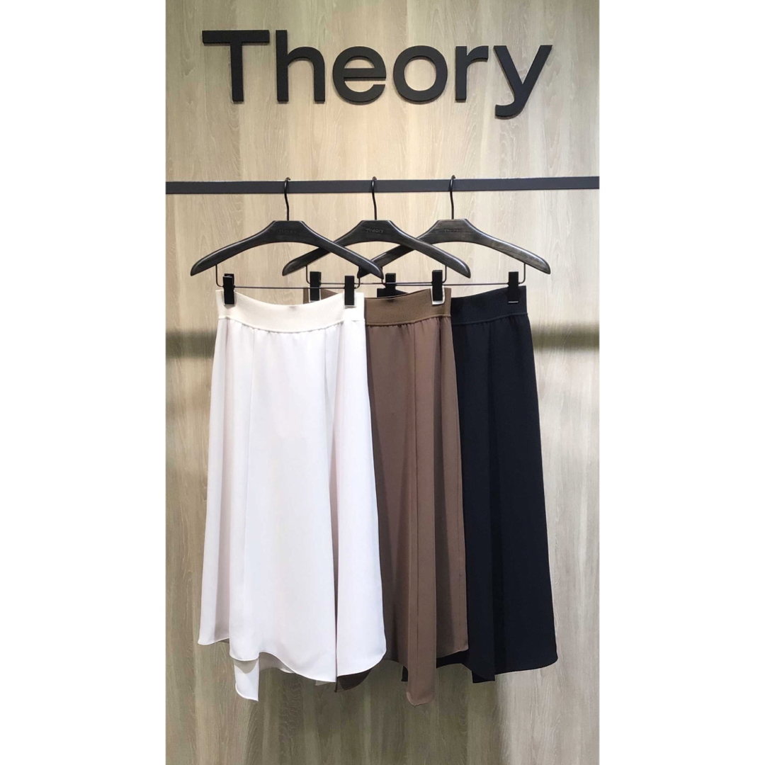 Theory 21ss アシンメトリーフレアスカート | tradexautomotive.com