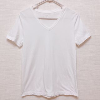 ムジルシリョウヒン(MUJI (無印良品))の無印　Tシャツ　白(Tシャツ(半袖/袖なし))