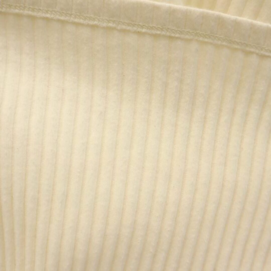 ベースレンジ 半袖 デザイン カットソー S ホワイト系 BASERANGE レディース   【230716】