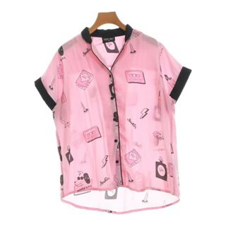 LAZY OAF - LAZY OAF レージーオーフ カジュアルシャツ F ピンク 【古着】【中古】