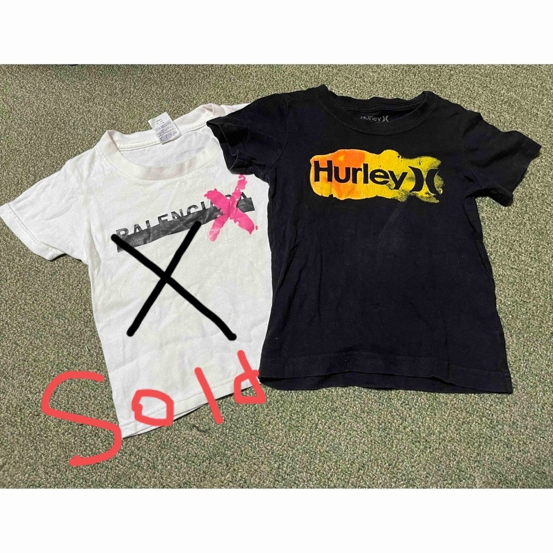 Hurley(ハーレー)のキッズ服　子供服　 キッズ/ベビー/マタニティのキッズ服男の子用(90cm~)(Tシャツ/カットソー)の商品写真