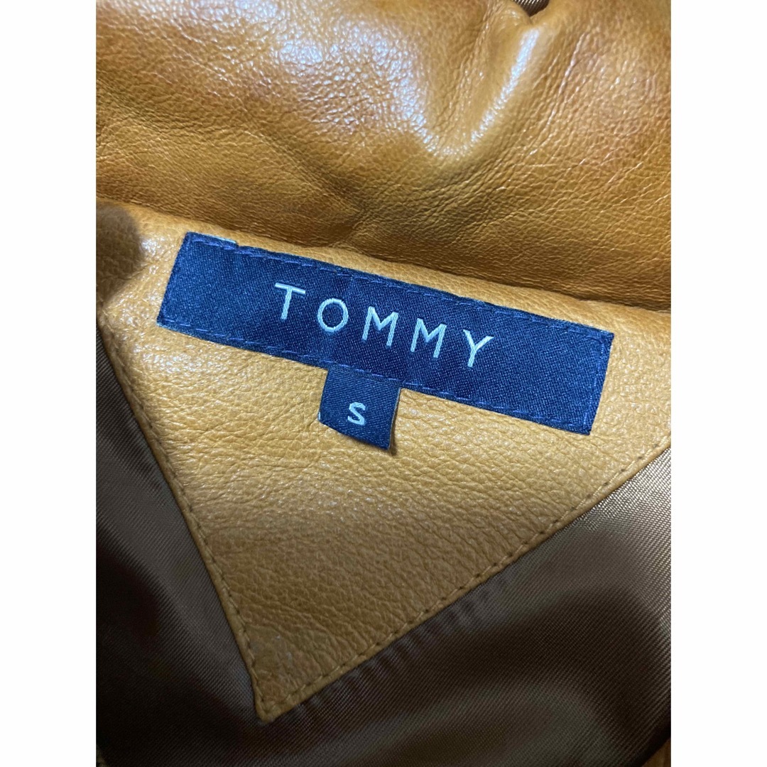 TOMMY(トミー)のTommy トミー　ピッグレザー　ダウンジャケット　ブラウン　サイズS メンズのジャケット/アウター(ダウンジャケット)の商品写真