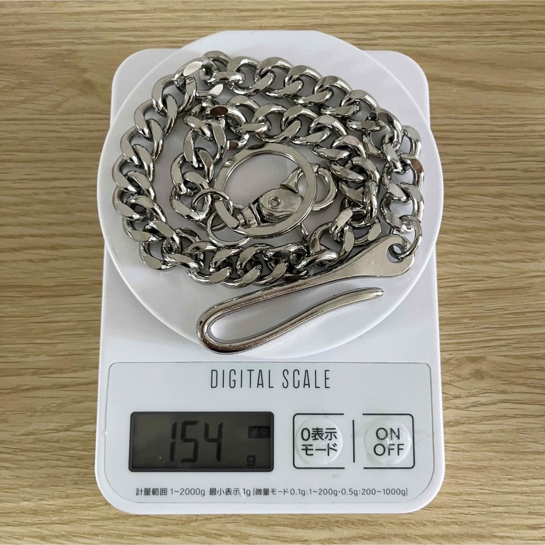 ウォレットチェーン シルバー アメカジ 喜平 バイカー 財布 キーチェーン の通販 by mocca |ラクマ