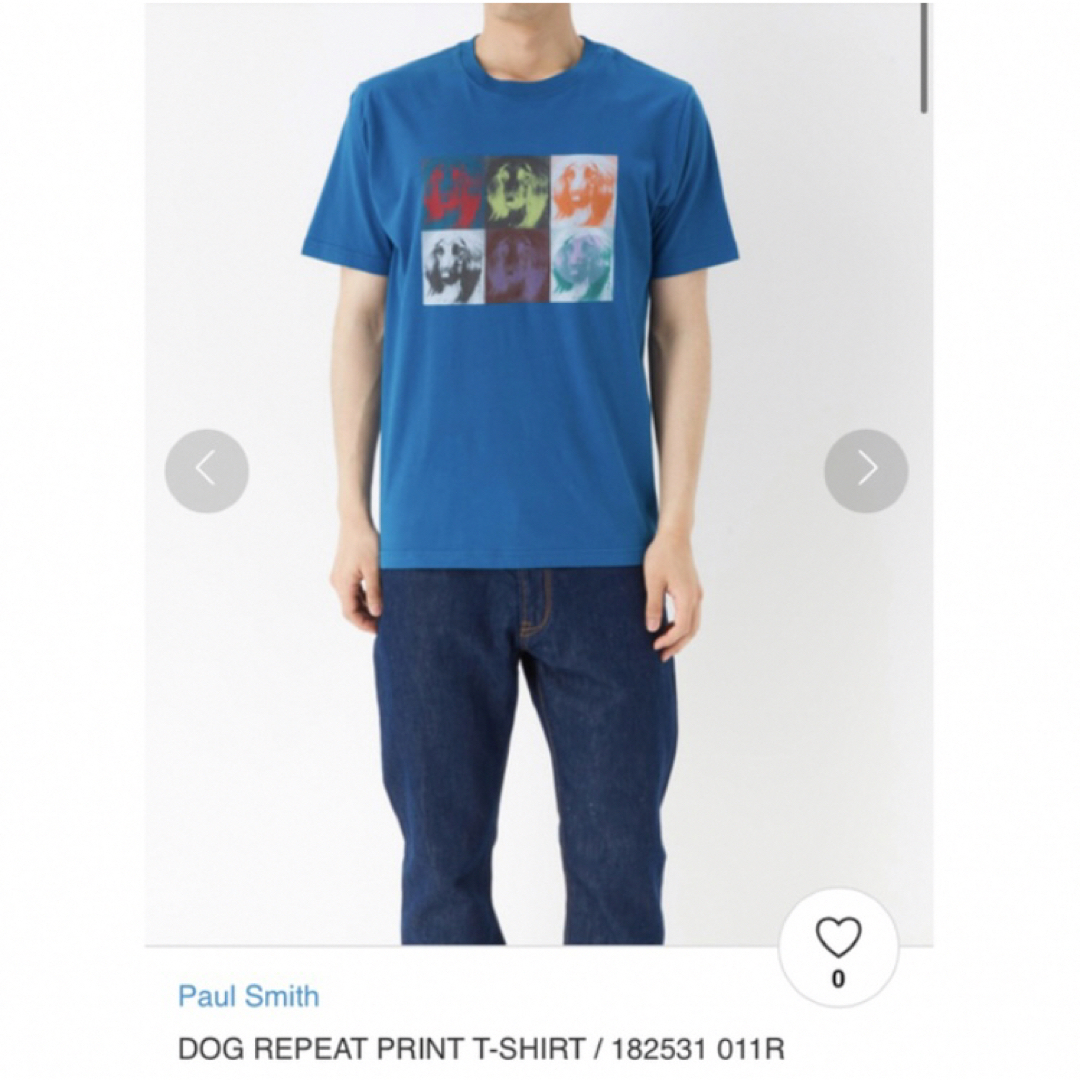 Paul Smith(ポールスミス)の【人気】Paul Smith　DOG REPEAT PRINT T-SHIRT メンズのトップス(Tシャツ/カットソー(半袖/袖なし))の商品写真