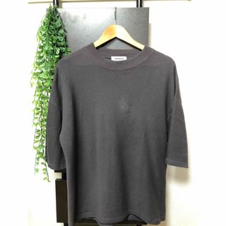 モンキータイム(MONKEY TIME（UNITED ARROWS）)の半袖Tシャツ　5分袖　Sサイズ　ダークグレー(Tシャツ/カットソー(半袖/袖なし))