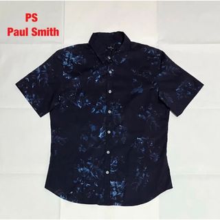 【希少】PAUL SMITH 総柄　花柄　バイカラー　ボタニカル　ボルドー