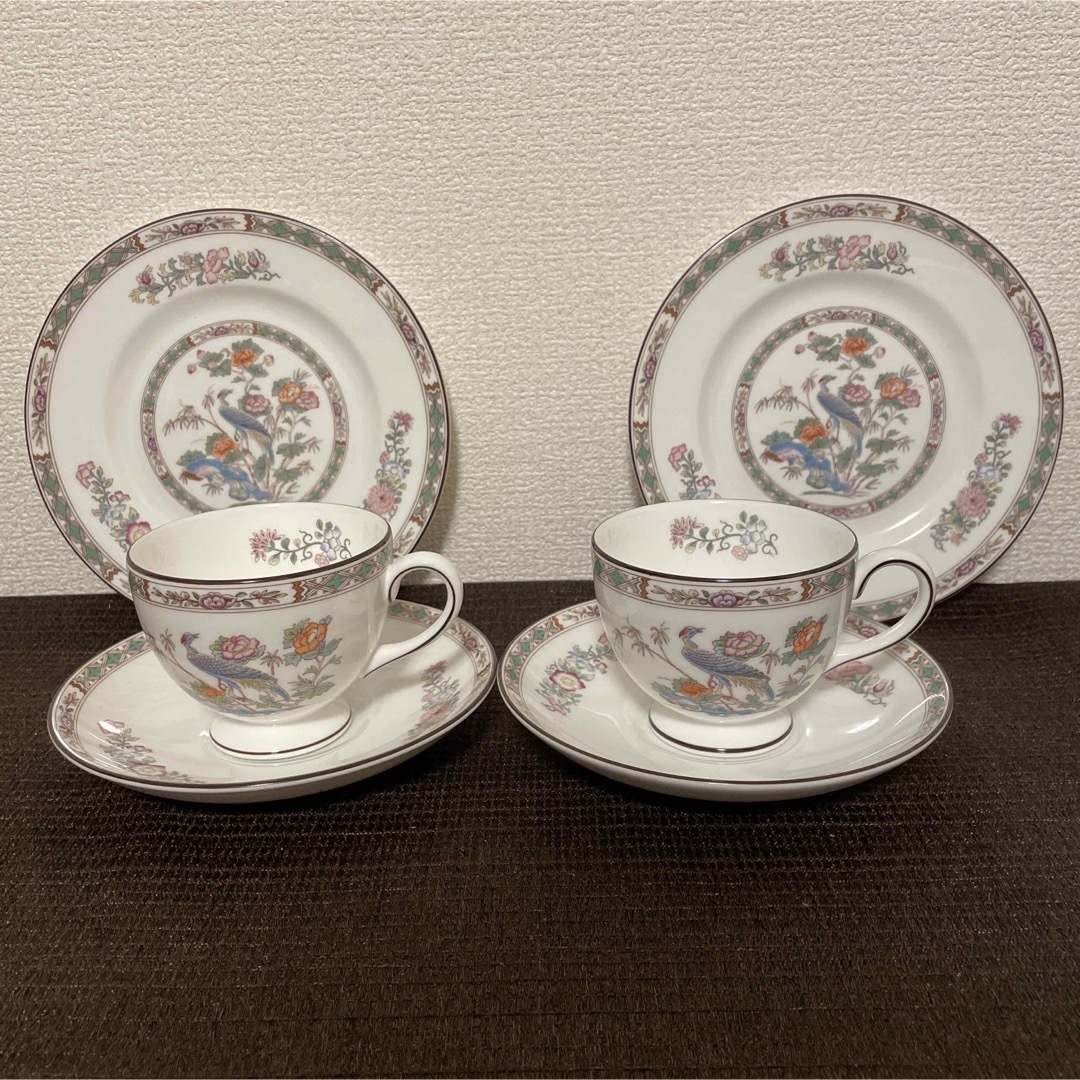 WEDGWOOD   ウェッジウッド クタニクレーン トリオ カップ&ソーサー