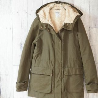 ザラ(ZARA)のZARA Trafaluc 中綿入りモッズコートジャケット カーキM USA-S(モッズコート)