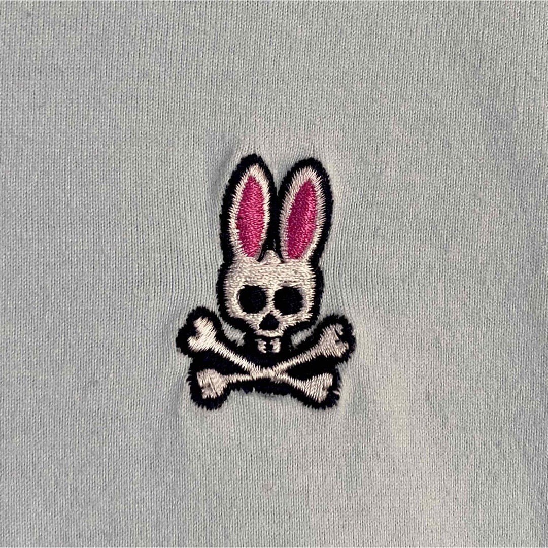 Psycho Bunny(サイコバニー)のサイコバニー　Psycho Bunny   水色　Tシャツ　FREE  綿 レディースのトップス(Tシャツ(半袖/袖なし))の商品写真