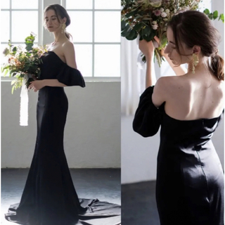 ドレスプロダクション　ブラックドレス(ウェディングドレス)