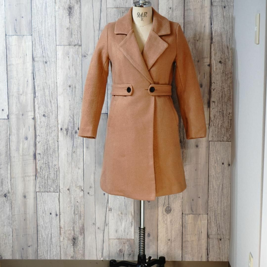 vintage double long chester wool coat