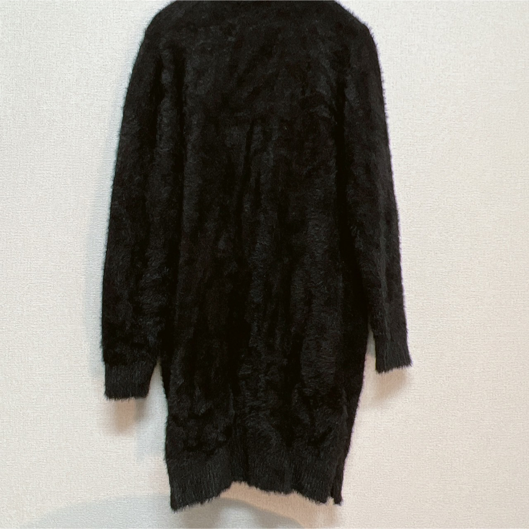 ロングファージャケット　レディース レディースのジャケット/アウター(毛皮/ファーコート)の商品写真