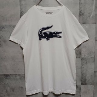 未使用品 ラコステ LACOSTE SPORT リンガー Tシャツ 半袖 キズ