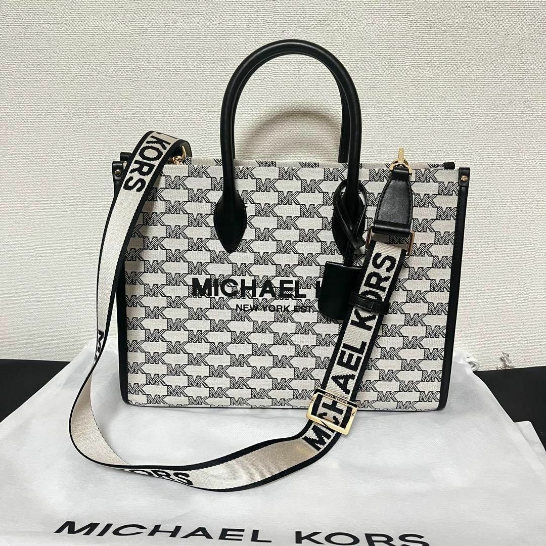 ☆【新品未使用品】レア MICHAEL CORS 2wayトートバッグ ロゴ 大-