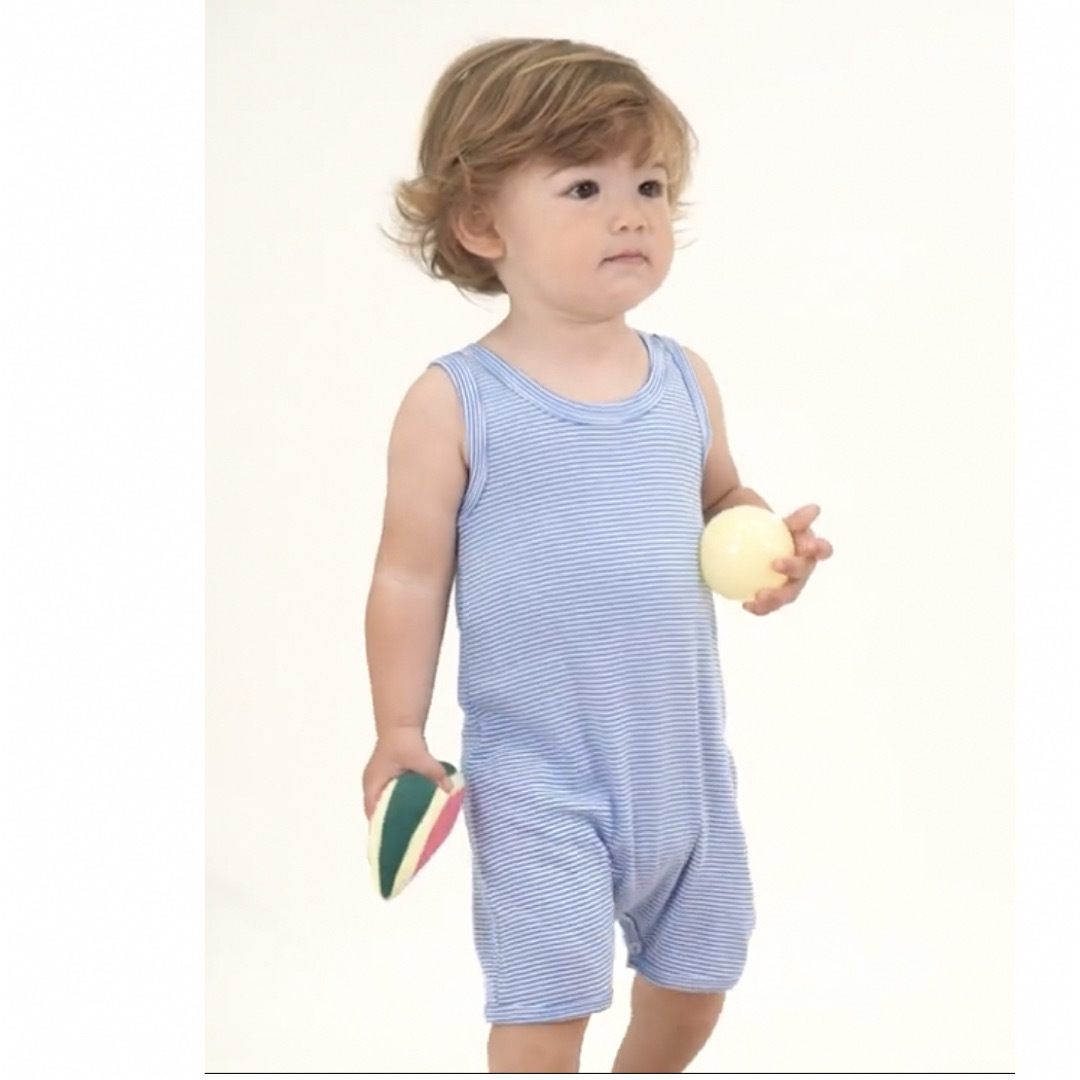 PETIT BATEAU(プチバトー)のプチバトー　ショートロンパース２枚組　ユニセックス　男女兼用 キッズ/ベビー/マタニティのベビー服(~85cm)(ロンパース)の商品写真