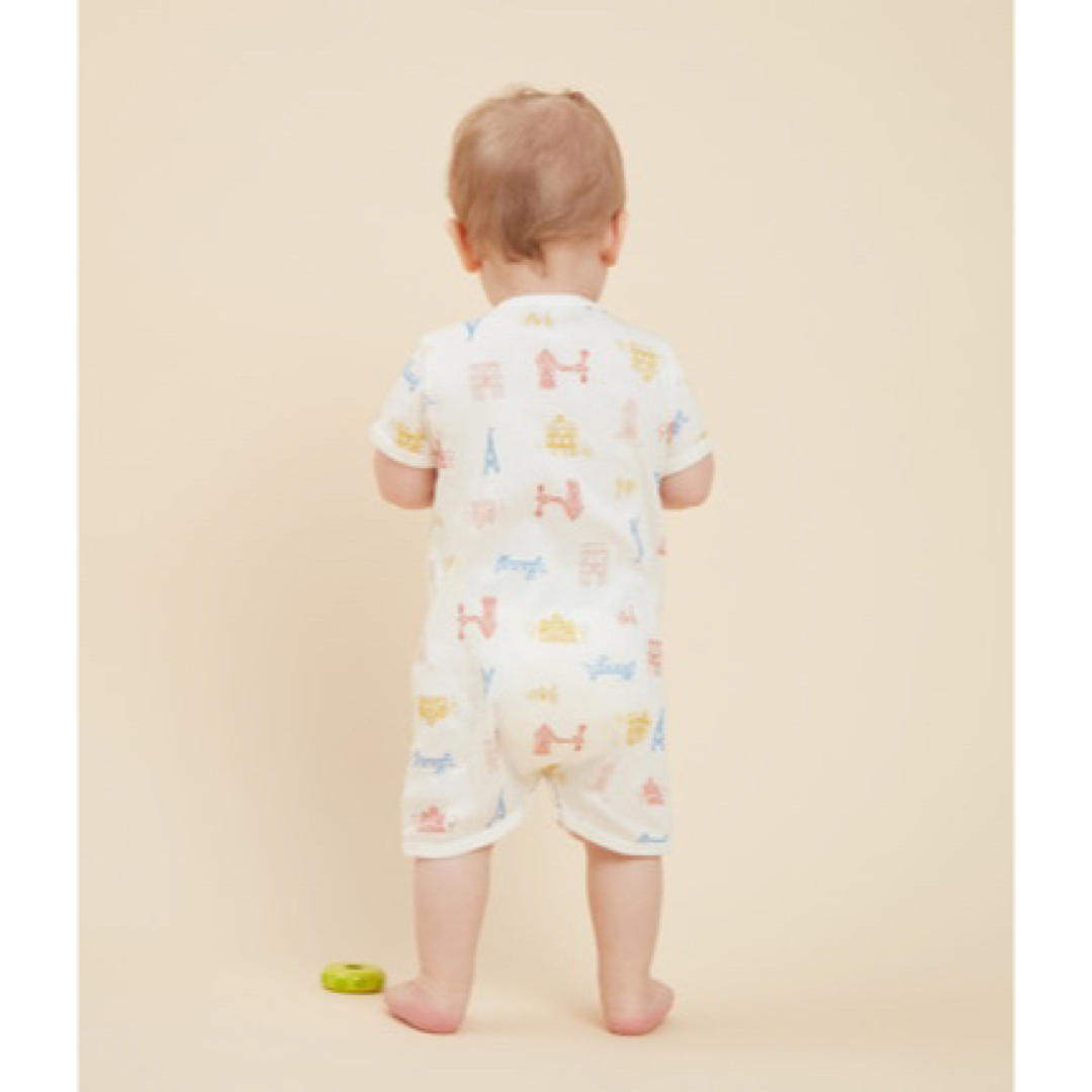 PETIT BATEAU(プチバトー)のプチバトー　ショートロンパース２枚組　ユニセックス　男女兼用 キッズ/ベビー/マタニティのベビー服(~85cm)(ロンパース)の商品写真