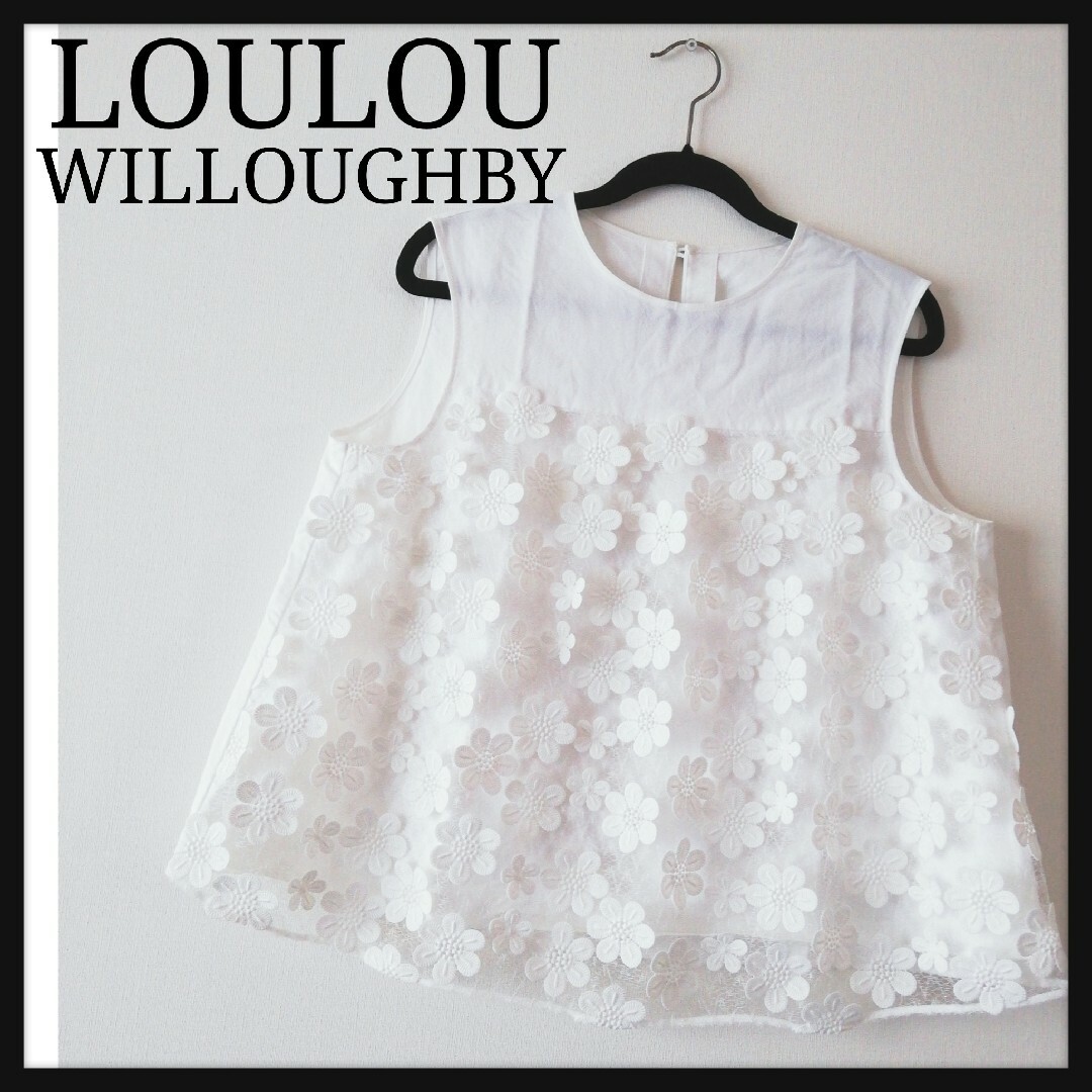 ANAYI - ◇定価2.5万円 Loulou Willoughby フラワー刺繍レースブラウス ...