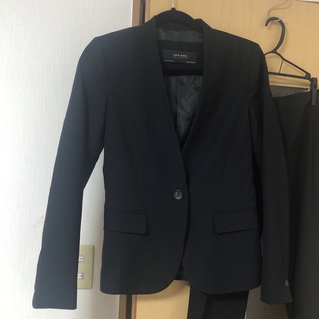 ZARA(ザラ)のZARA スーツ セットアップ 34(S) 黒 レディースのフォーマル/ドレス(スーツ)の商品写真