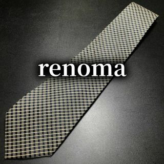 レノマ(RENOMA)のレノマ チェック ネイビー ネクタイ B104-P02(ネクタイ)