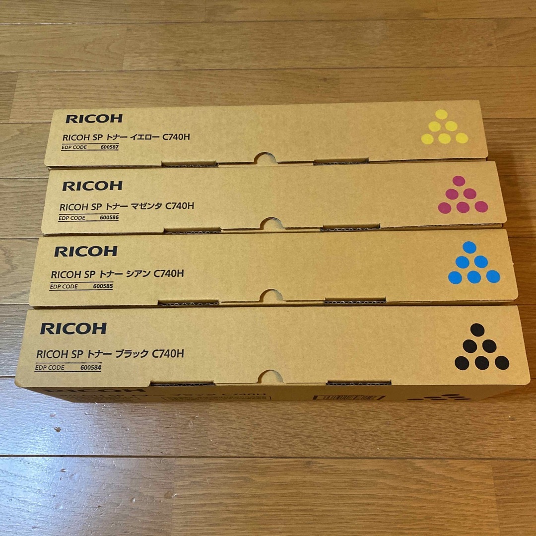 RICOH RICOH SP トナー C740H 4色セット 大容量の通販 by ジゲン's shop｜リコーならラクマ