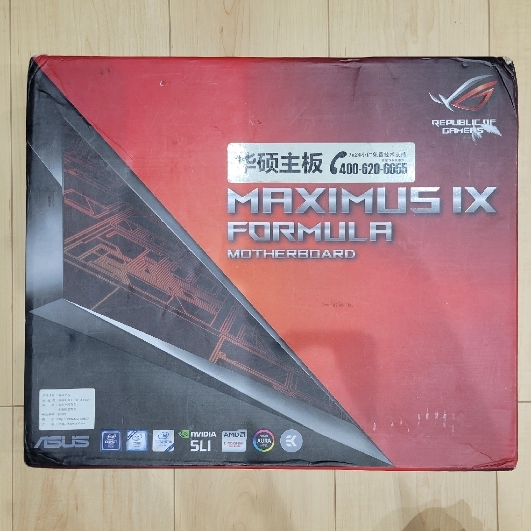 ASUS(エイスース)のASUSTeK ROG MAXIMUS IX FORMULA+RAM32GB スマホ/家電/カメラのPC/タブレット(PCパーツ)の商品写真