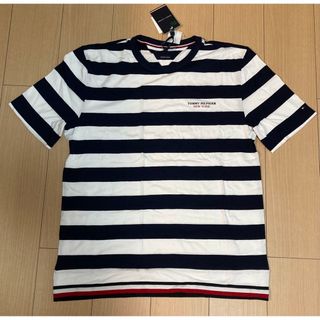 トミーヒルフィガー(TOMMY HILFIGER)のボーダー トミーヒルフィガー TOMMY HILFIGER コットン 綿 XL(Tシャツ/カットソー(半袖/袖なし))