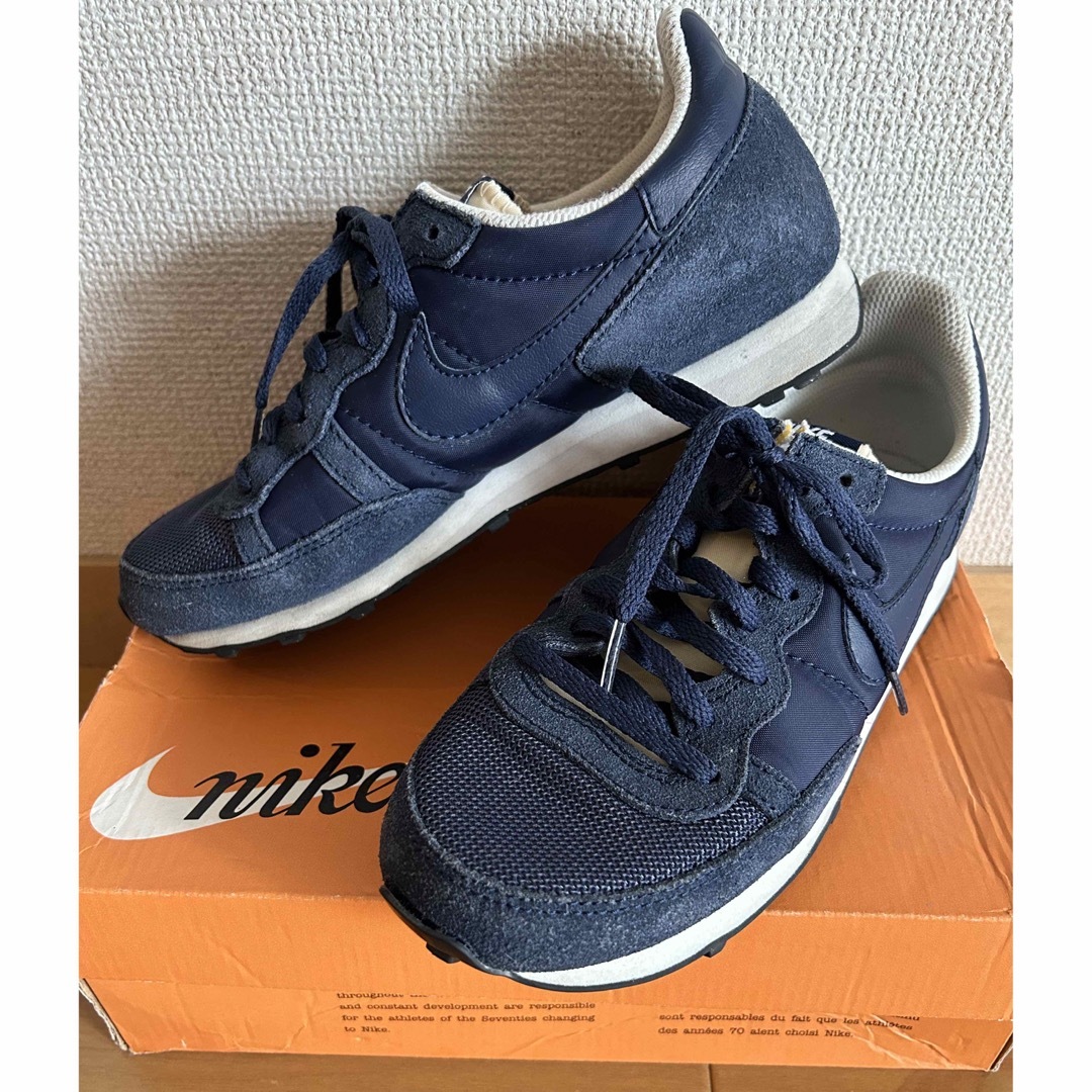 【美品】ナイキ NIKE チャレンジャー CHALLENGER ネイビー | フリマアプリ ラクマ