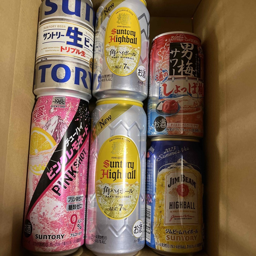 缶ビール　缶チューハイ　詰合せ 食品/飲料/酒の酒(ビール)の商品写真