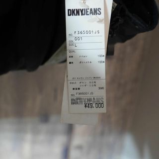 DKNY - 新品☆DKNY JEANS ダウンジップブルゾンジャケット 黒Lの通販