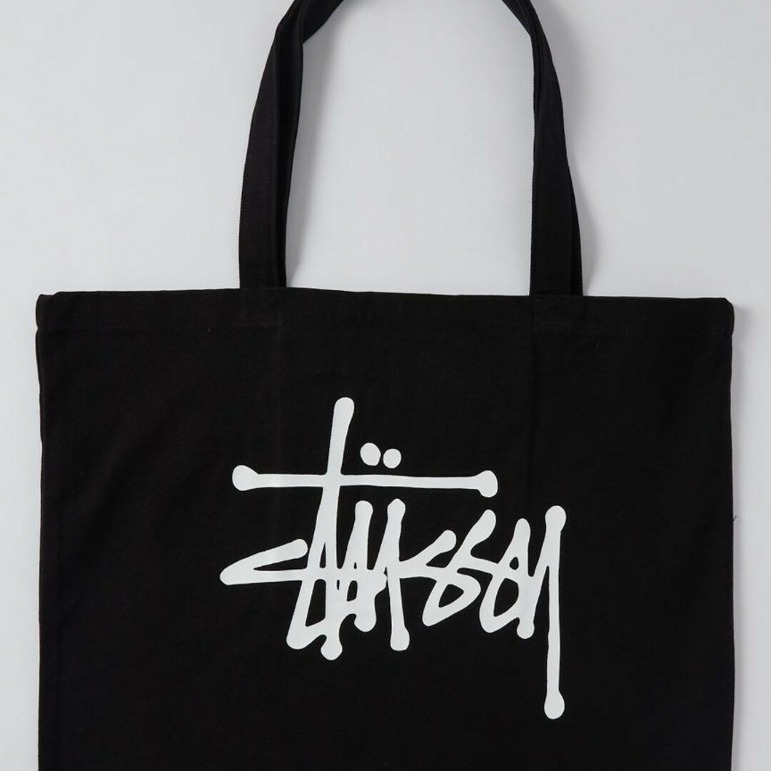 STUSSY(ステューシー)の日本未入荷 STUSSY トートバッグ Broken Tote Black メンズのバッグ(トートバッグ)の商品写真